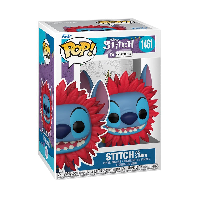 Stitch As Simba Funko Pop Vinyl Figure #1461 - Disney's Lilo & Stitch