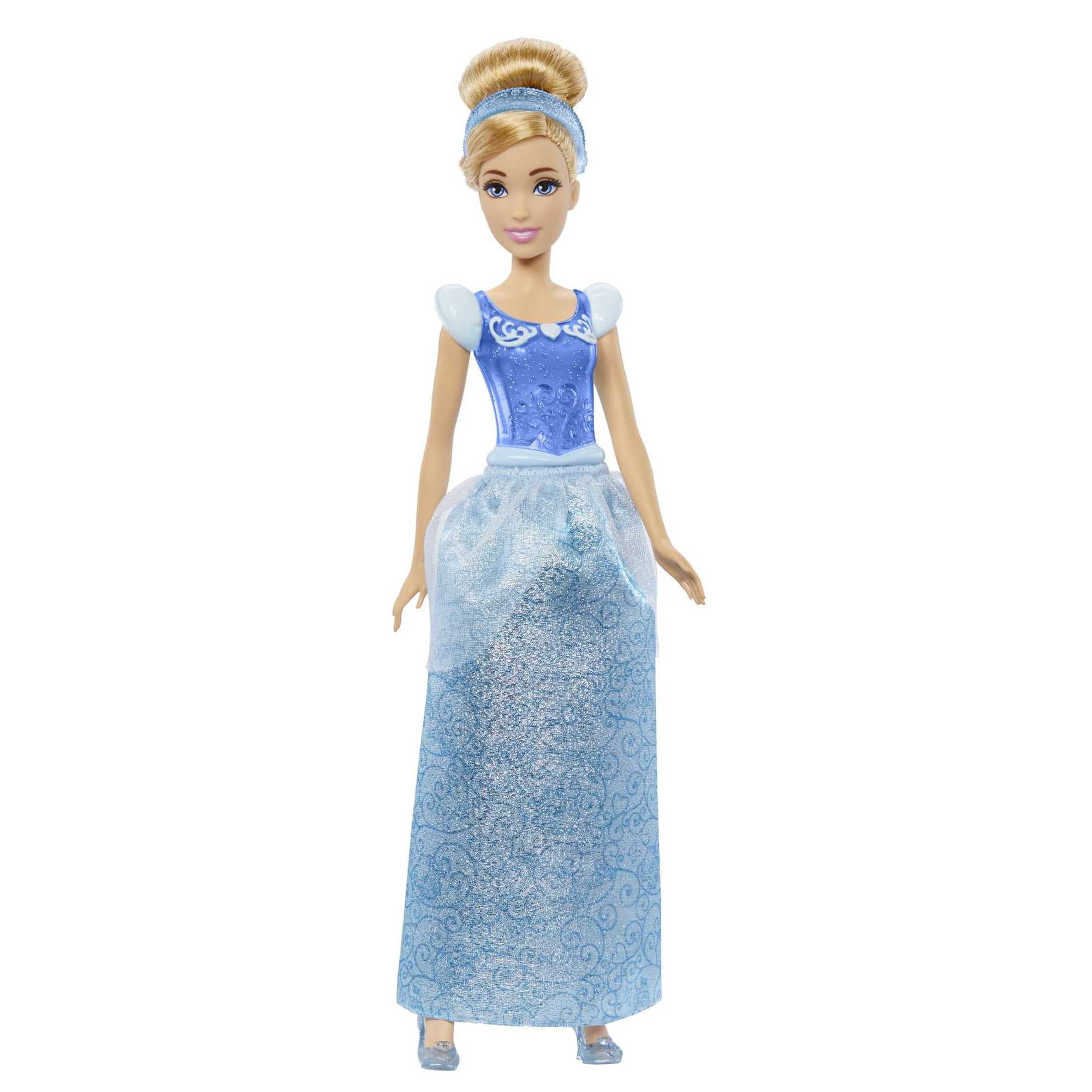 Disney Princess Cinderella Fashion Doll with Blonde Hair, Blue Eyes & Hair Accessory