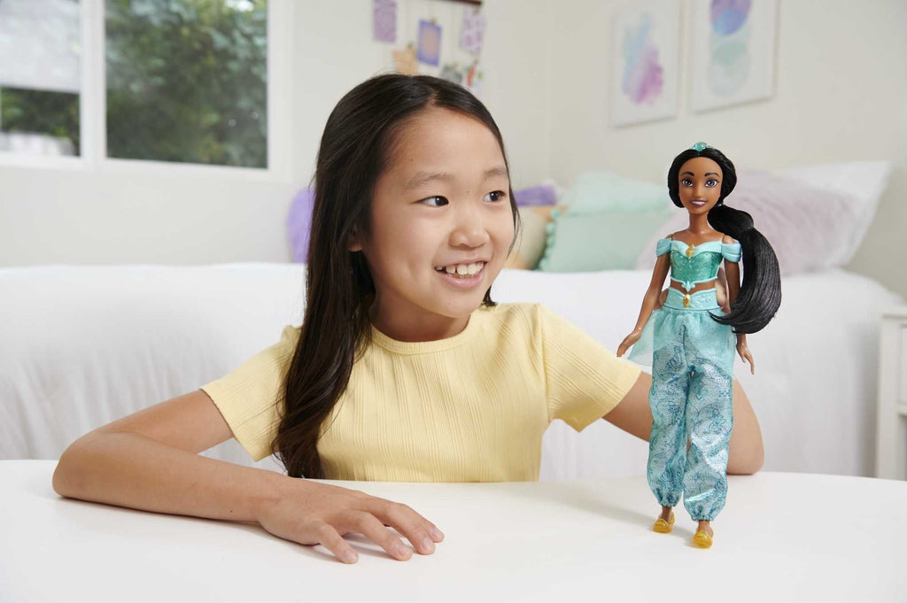 Disney Princess Jasmine 11 inch Fashion Doll with Black Hair, Brown Eyes & Tiara Accessory