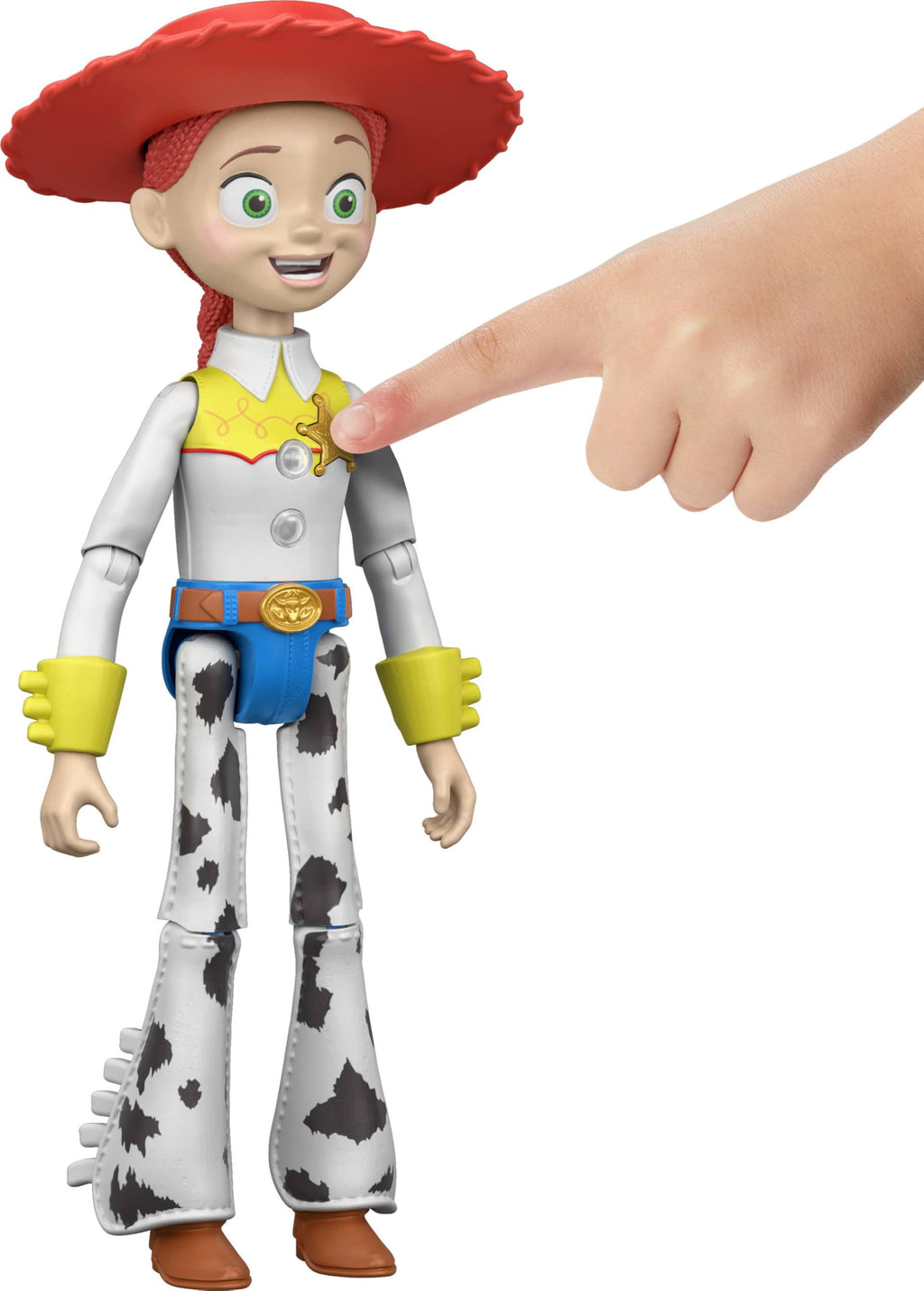 Mattel Disney and Pixar Toy Story 5 Interactables Figure, Jessie 8.8 Inch Playscale, Movie Phrases & Converses with Other Characters in Line