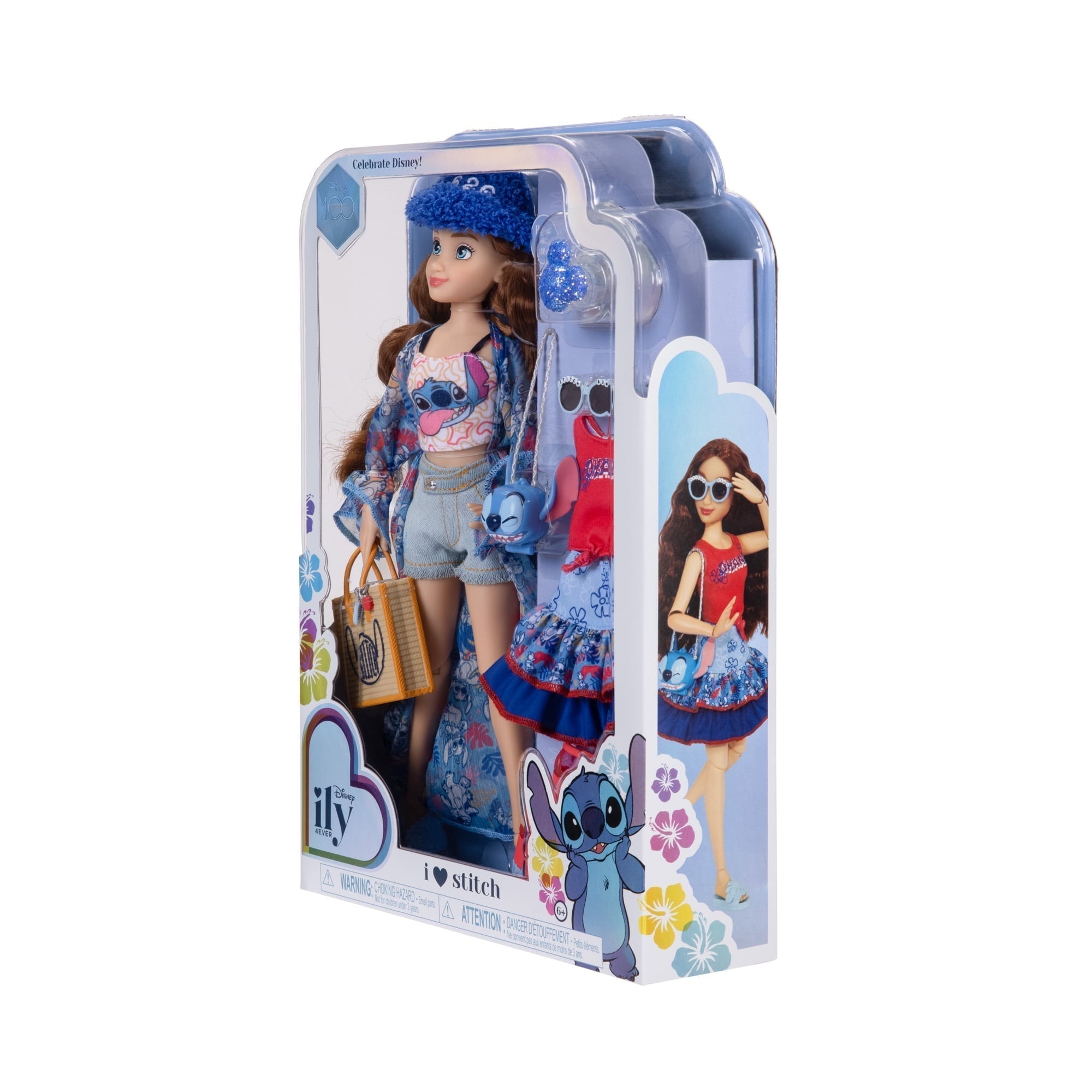 Disney Ily 4EVER I Love Stitch 12 inch Fashion Forward Doll with Brunette Hair and 2 Gorgeous Fashion Outfits