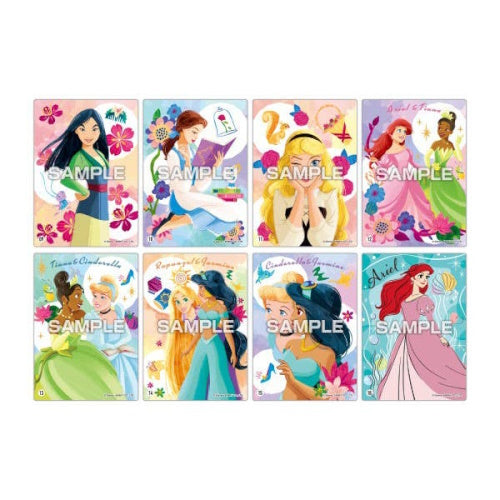 Disney Princess Clear Card Series Ensky Collectible 2-Card Pack