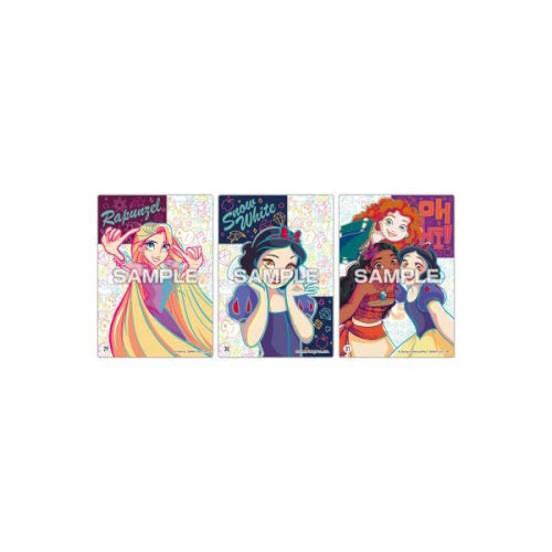Disney Princess Clear Card Series Ensky Collectible 2-Card Pack