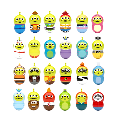 Disney Pixar Alien Costume Coo'nuts Bandai 1-Inch Mini-Figure