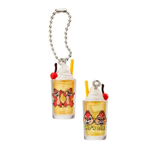 Disney Characters Retro Glass Miniature Charm Bandai 1-Inch Key Chain