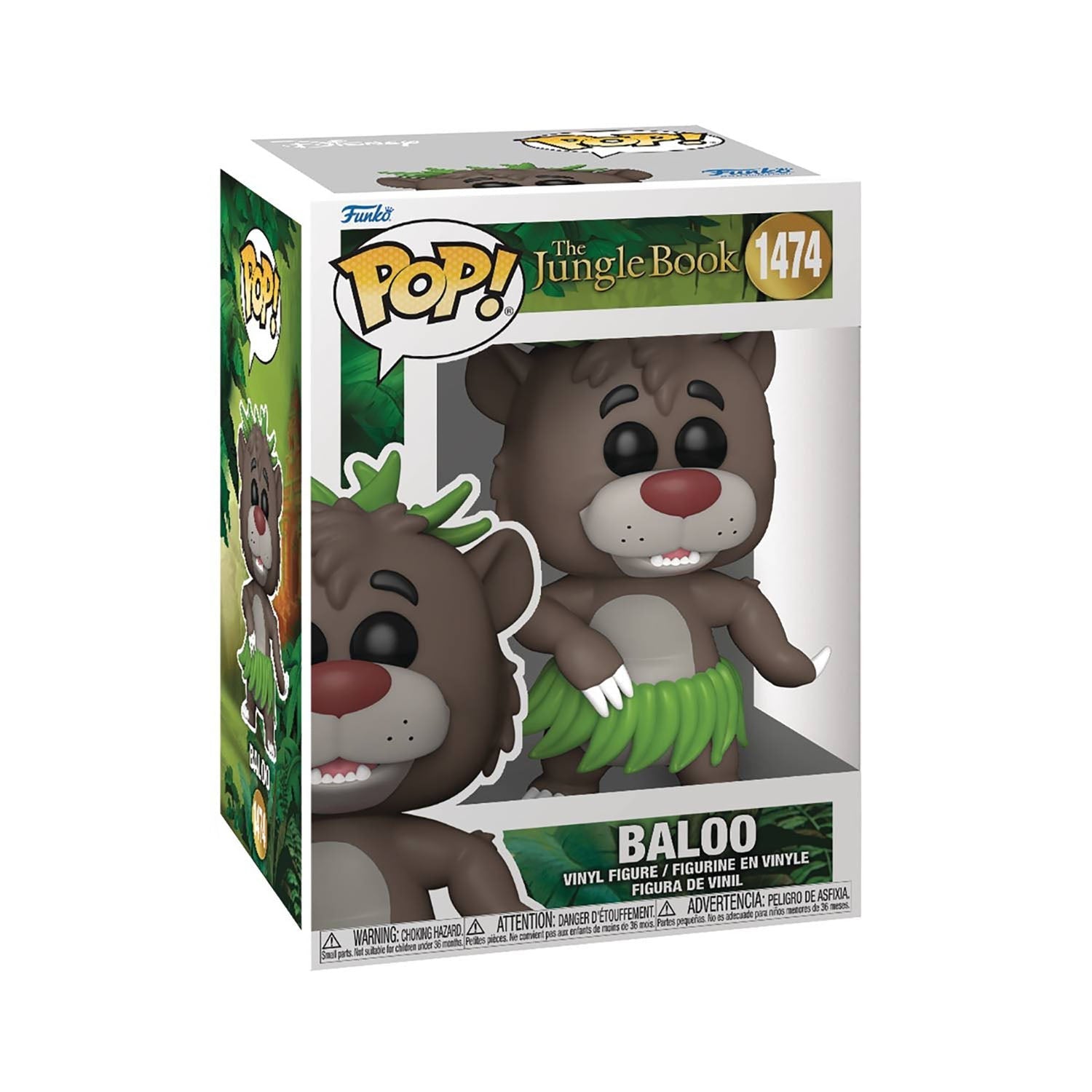 Baloo Funko Pop Vinyl Figure #1474 - Disney's The Jungle Book