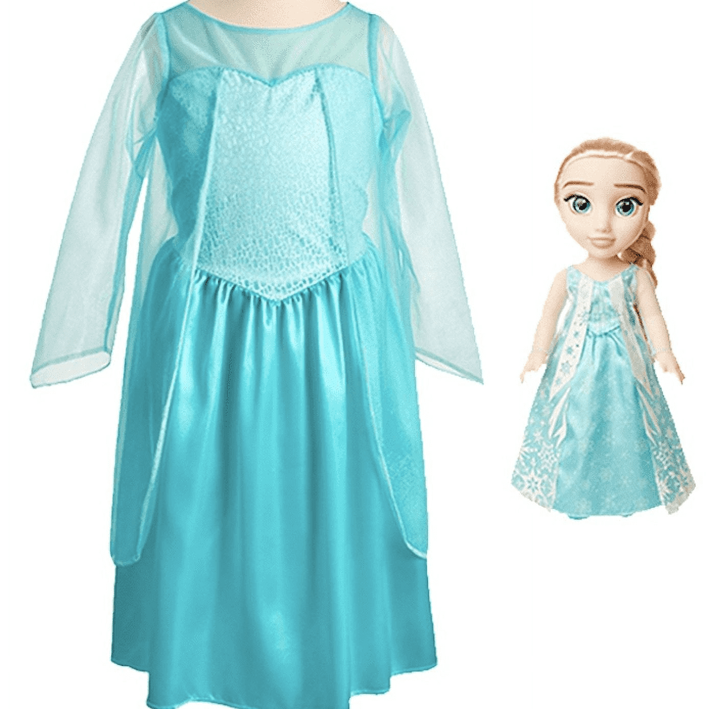 Disney's Frozen Elsa 14 inch Toddler Doll with Dress up Outfit Female Child 3 to 6 Years