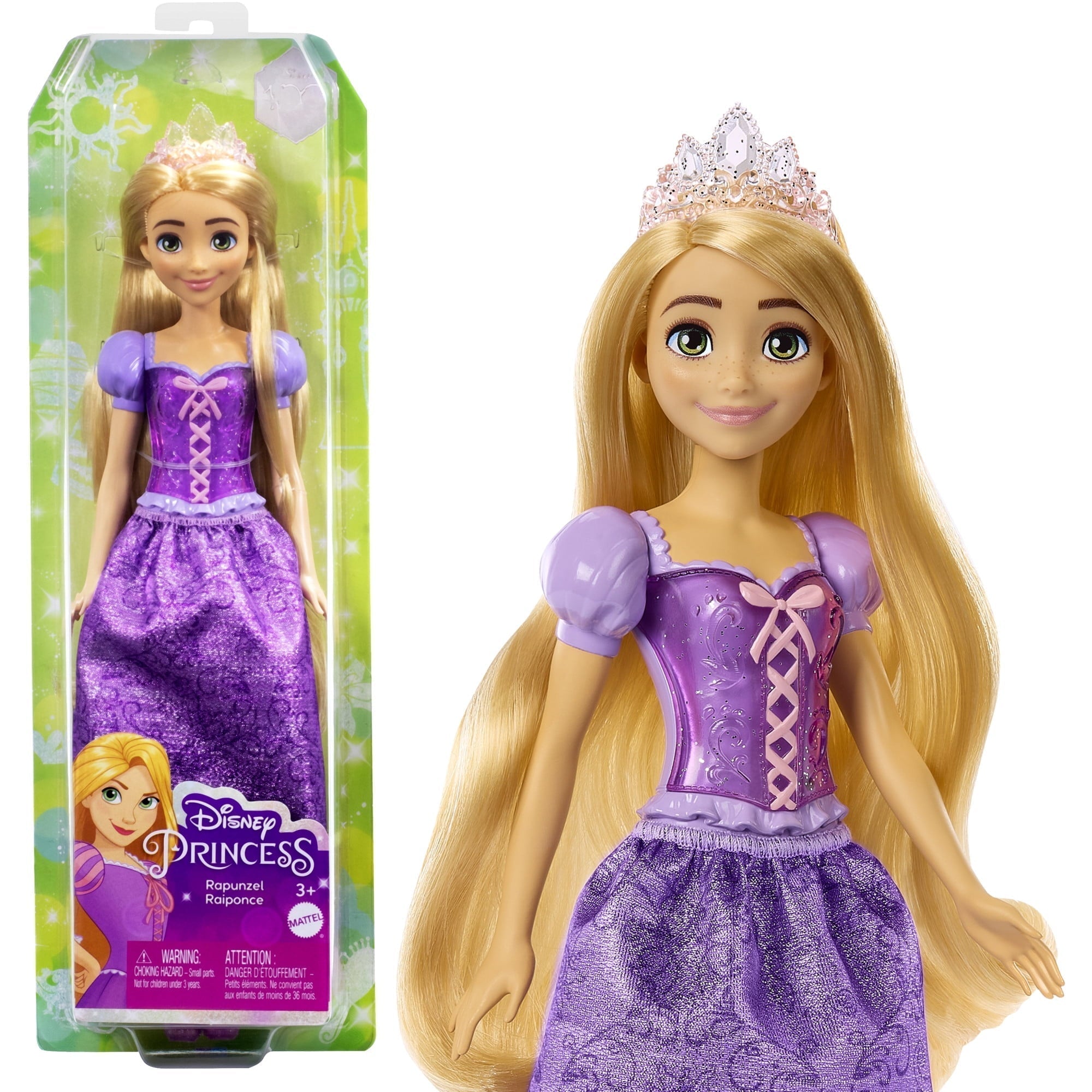 Disney Princess Rapunzel Fashion Doll with Blond Hair, Blue Eyes & Tiara Accessory