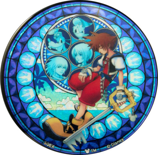 Disney Kingdom Hearts Can Badge Plus Series Square Enix 3-Inch Collectible Pin