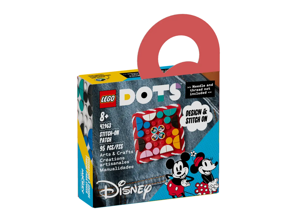 Dots Disney 41963 Mickey Mouse & Minnie Mouse Stitch-On Patch
