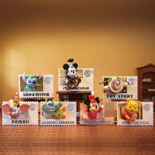 Disney Retro Stamp Series Miniso 3.5-Inch 3D Magnet Collectible
