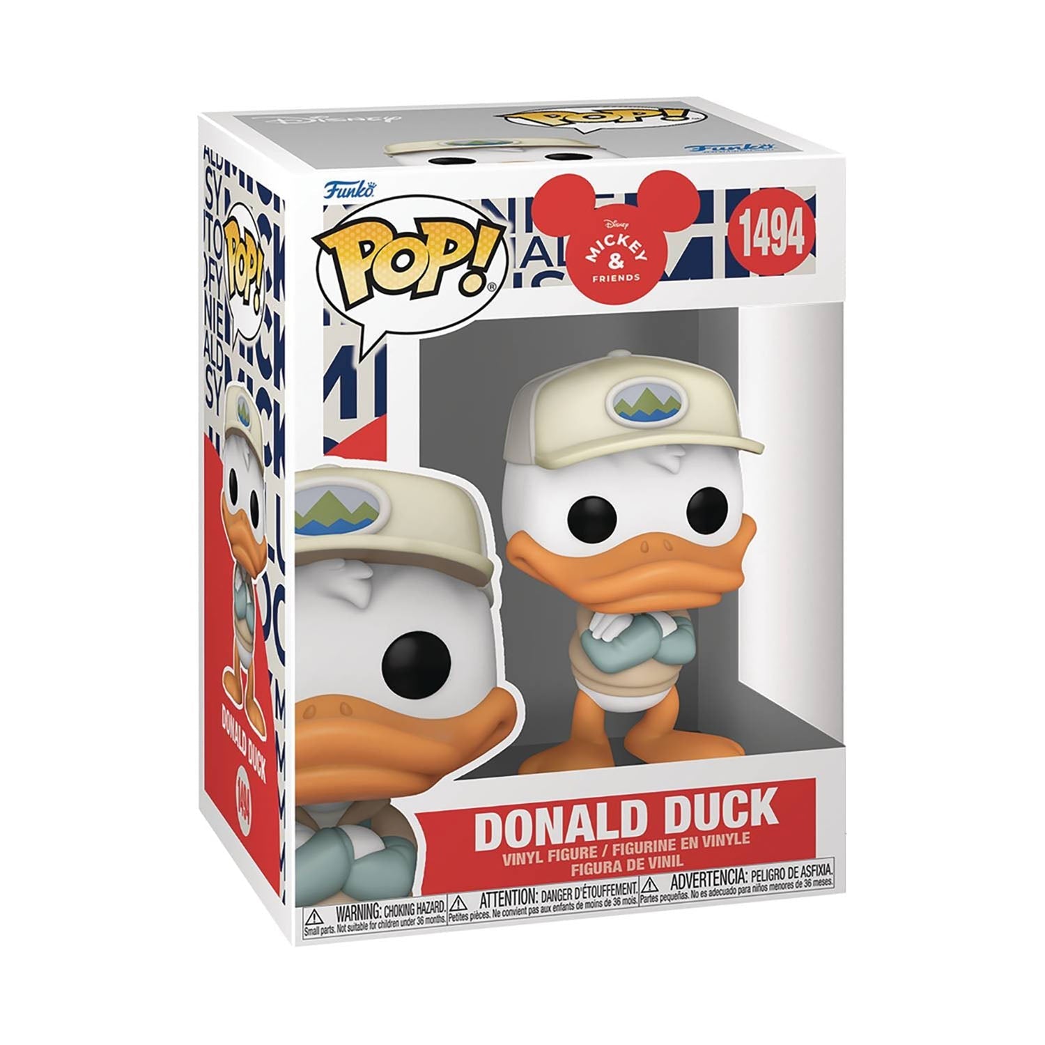 Donald Duck Streetwear Funko Pop! Vinyl Figure #1494 - Disney's Mickey & Friends Excellent 8