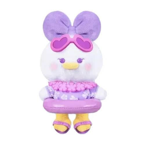 Disney Characters Summer Swim Ring Pendant Toptoy 4-Inch Plush Key Chain