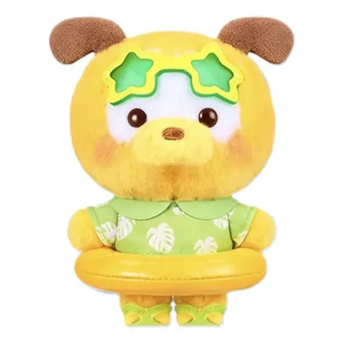 Disney Characters Summer Swim Ring Pendant Toptoy 4-Inch Plush Key Chain