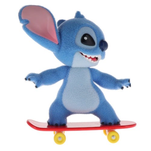 Disney Hello Stitch Flocked Figure Series Toptoy 4-Inch Mini-Figure