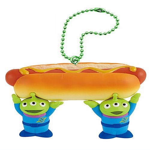 Disney Toy Story Alien Favorite Food Mascot Series Takara Tomy 1.5-Inch Key Chain