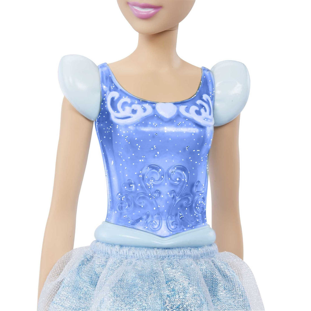 Disney Princess Cinderella Fashion Doll with Blonde Hair, Blue Eyes & Hair Accessory