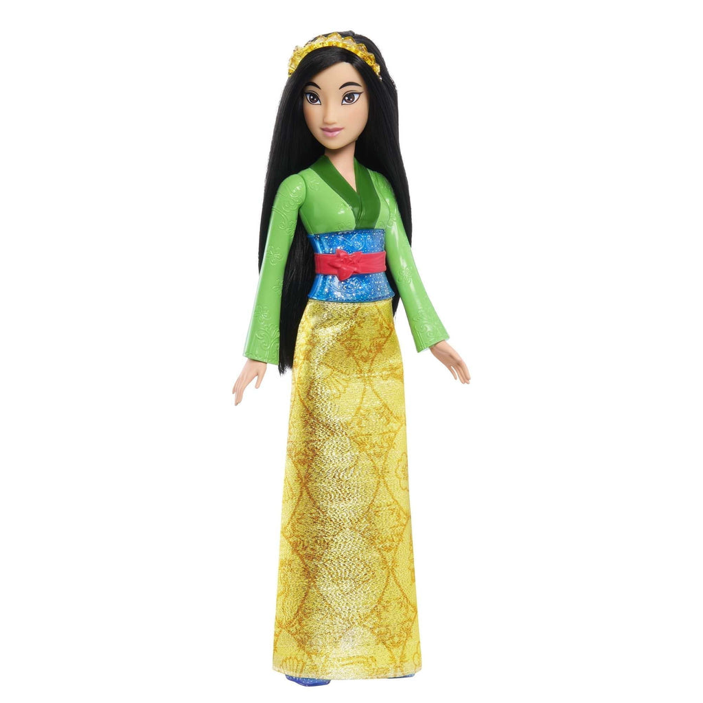 Disney Princess Mulan 11 inch Fashion Doll with Black Hair, Brown Eyes & Hair Accessory, Sparkling Look