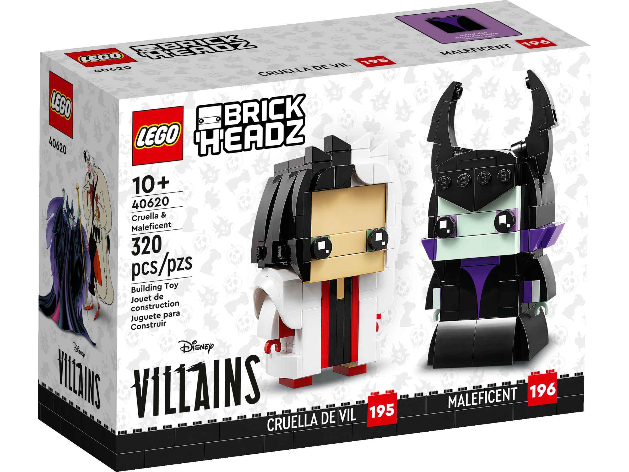 BrickHeadz: Villians 40620 Cruella and Maleficent