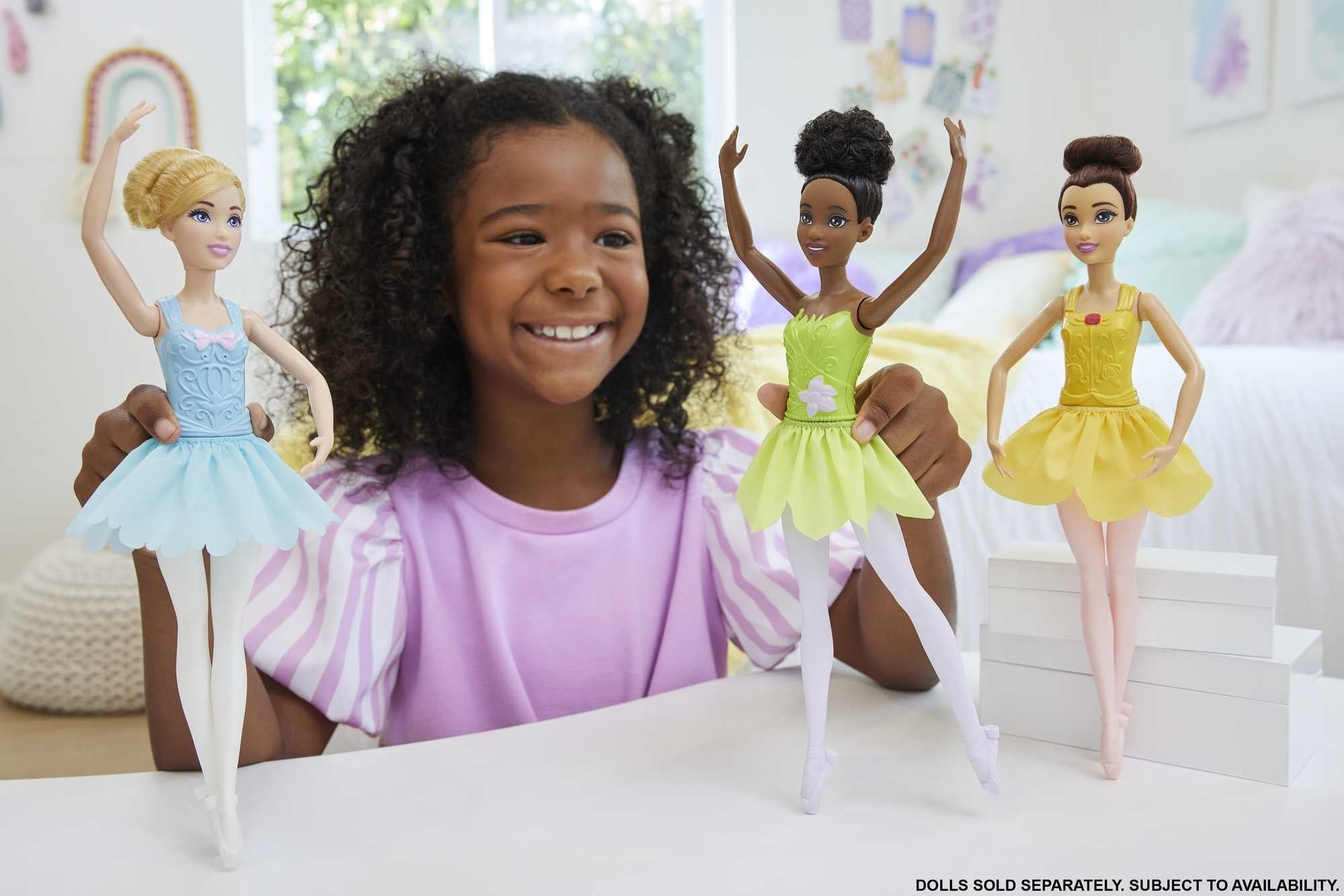 Disney Princess Ballerina Cinderella Fashion Doll with Posable Arms and Legs for Ballet Pretend Play