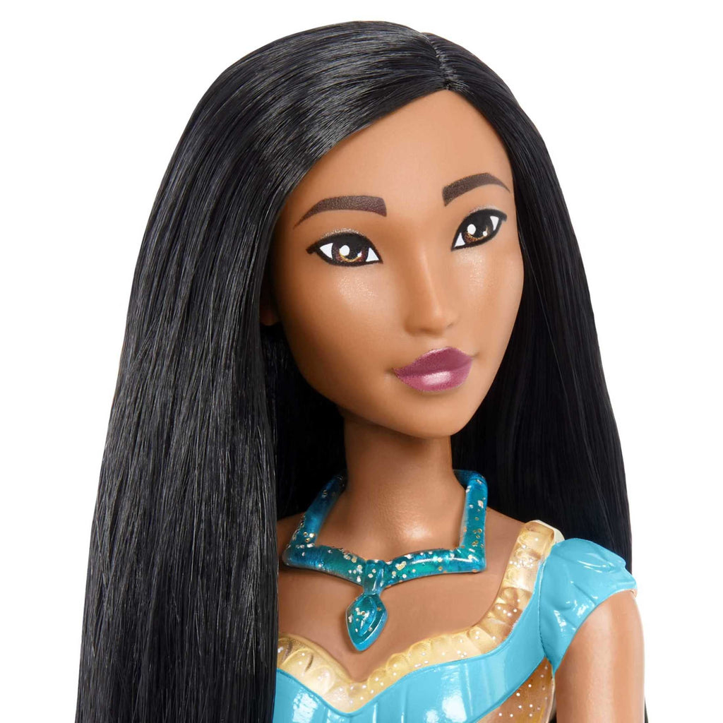 Disney Princess Pochontas 11 inch Fashion Doll with Black Hair, Brown Eyes & Necklace Accessory