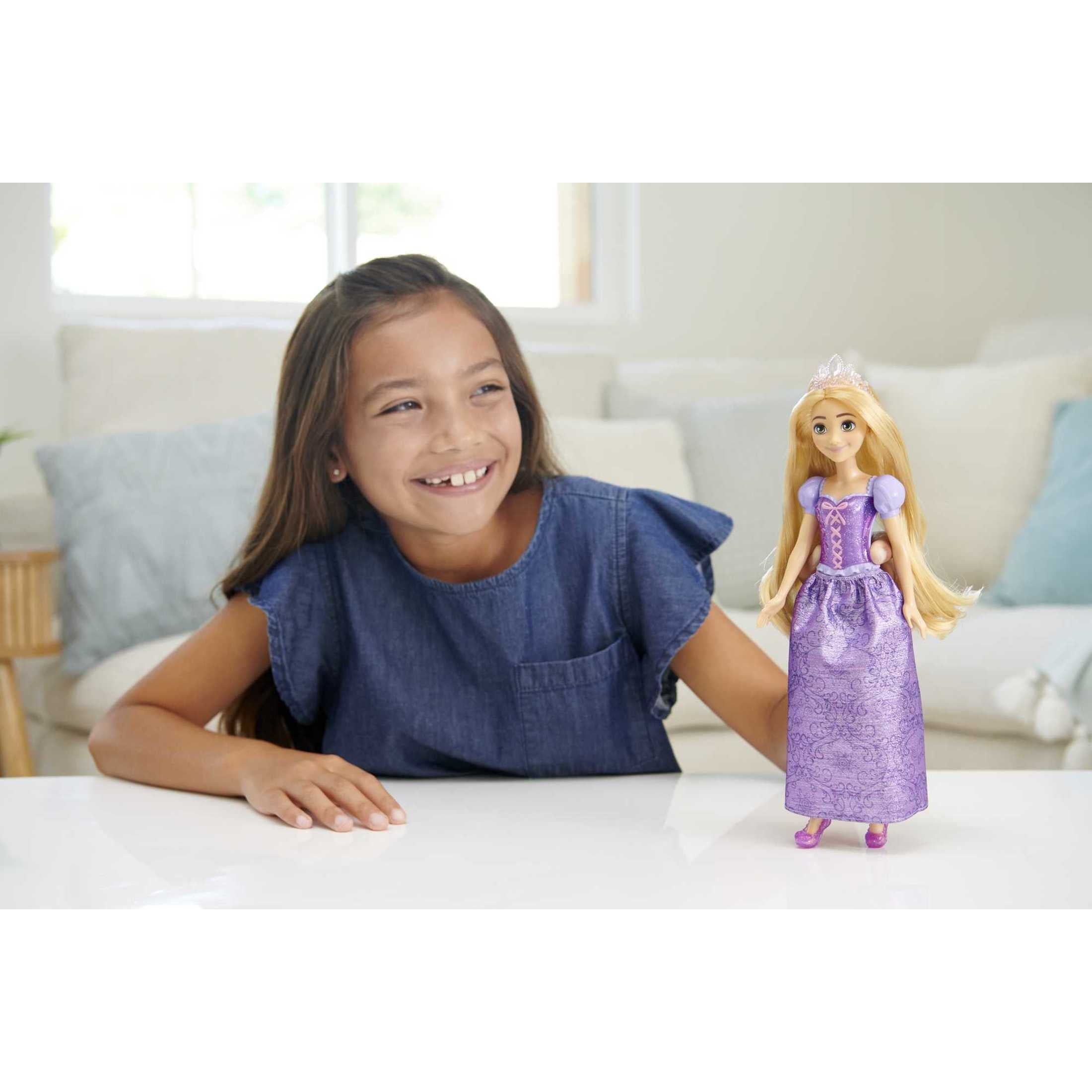 Disney Princess Rapunzel Fashion Doll with Blond Hair, Blue Eyes & Tiara Accessory