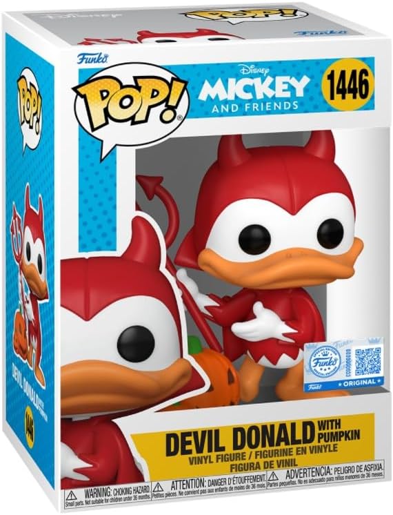 Pop Disney Mickey And Friends 3.75 Inch Action Figure - Devil Donald #1446